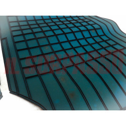 TAPPETI AZZURRI E NERI FIAT 128 BERLINA RALLY ORIGINALI BIZANTINO FILGOMMA