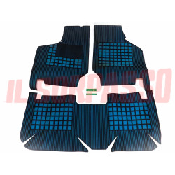 TAPPETI AZZURRI E NERI FIAT 128 BERLINA RALLY ORIGINALI EGIZIO FILGOMMA