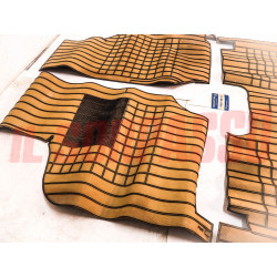 SOPRA TAPPETI BEIGE E NERI FIAT 128 RALLY ORIGINALI BIZANTINO FILGOMMA