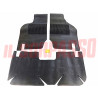 TAPPETI GRIGI IN MOQUETTE FIAT 128 BERLINA RALLY ORIGINALI HELLENICO FILGOMMA