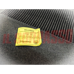 TAPPETI GRIGI IN MOQUETTE FIAT 128 BERLINA RALLY ORIGINALI HELLENICO FILGOMMA