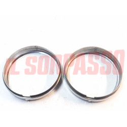 CORNICI CERCHI FARO GRUPPO OTTICO FIAT 600 1 SERIE ORIGINALI SIEM