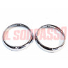 CORNICI CERCHI FARO CROMATI FIAT 1100 103 E 1 SERIE + TV ORIGINALI SIEM