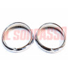 CORNICI CERCHI FARO CON VISIERA FIAT 1100 103 E TV ORIGINALI SIEM