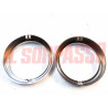 CORNICI CERCHI FARO CON VISIERA FIAT 1100 103 E TV ORIGINALI SIEM