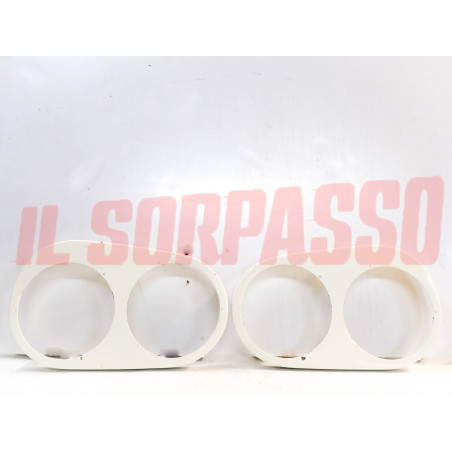 SEDI CORNICI FARO DESTRO + SINISTRO NUMERATE LANCIA FLAMINIA TOURING ORIGINALI