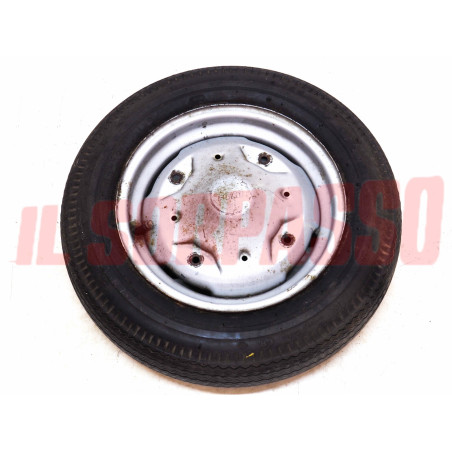 CERCHIO RUOTA DI SCORTA GOMMA GOOD YEAR FIAT 500 R 3,5 X 12 ORIGINALE