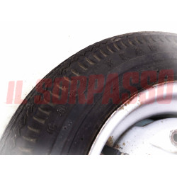 CERCHIO RUOTA DI SCORTA GOMMA GOOD YEAR FIAT 500 R 3,5 X 12 ORIGINALE