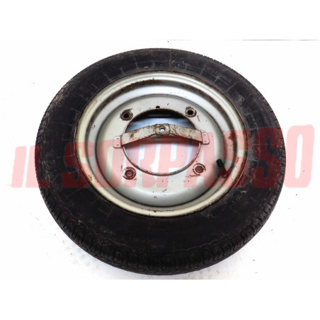 CERCHIO RUOTA DI SCORTA GOMMA CEAT FIAT 500 R 3,5 X 12 ORIGINALE