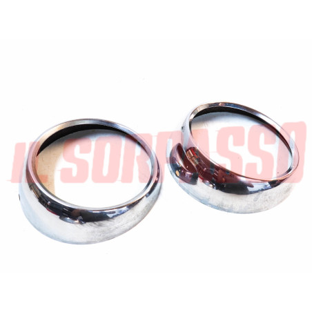 CORNICI CERCHI FARO FANALINI ANTERIORI FRECCE LANCIA FLAVIA COUPE USATI