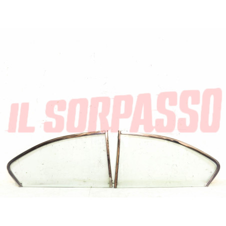 VETRI VOLETTI LATERALI APRIBILI DESTRO + SINISTRO LANCIA FLAVIA COUPE ORIGINALI