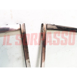 VETRI VOLETTI LATERALI APRIBILI DESTRO + SINISTRO LANCIA FLAVIA COUPE ORIGINALI