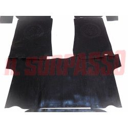 TAPPETI BASE ABITACOLO + BAULE ALFA ROMEO GIULIETTA SPIDER CON STEMMA BISCIONE