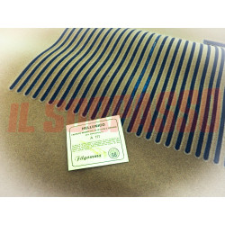 SOPRA TAPPETI IN GOMMA E MOQUETTE BEIGE AUTOBIANCHI 111 ORIGINALI FILGOMMA