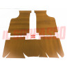 SOPRA TAPPETI BEIGE IN MOQUETTE FIAT 128 COUPE SENZA PONTE ORIGINALI FILGOMMA