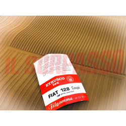SOPRA TAPPETI BEIGE IN MOQUETTE FIAT 128 COUPE SENZA PONTE ORIGINALI FILGOMMA