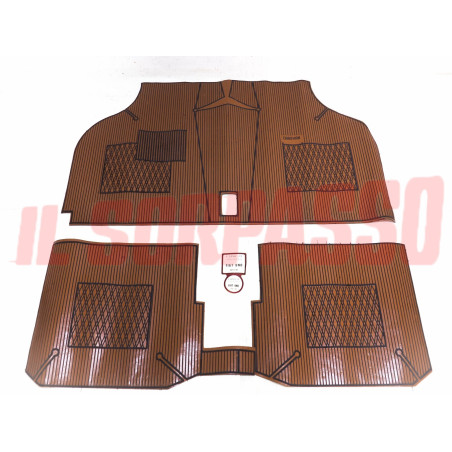 SOPRA TAPPETI MARRONI E NERI FIAT UNO TUTTI TIPI TURBO MARCA CAROVAN