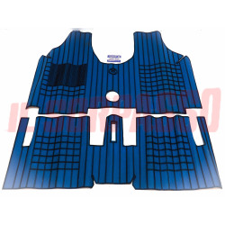 SOPRA TAPPETI IN GOMMA BLU E NERI FIAT PANDA 30 45 4x4 ORIGINALI FILGOMMA
