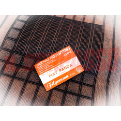 SOPRA TAPPETI IN GOMMA ROSSI E NERI FIAT PANDA 750 - 1000 cc ORIGINALI FILGOMMA