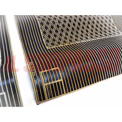 SOPRA TAPPETI IN GOMMABIANCHI E NERI FIAT PANDA 750 - 1000 FILGOMMA SBIADITI