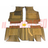 SOPRA TAPPETI BEIGE E NERI FIAT 128 COUPE SL ORIGINALI EGIZIO FILGOMMA