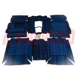 SOPRA TAPPETI BLU E NERI CON PONTE FIAT 132 UNIFICATO ORIGINALI FILGOMMA