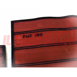 SOPRA TAPPETI MARRONI E NERI NO PONTE FIAT 132 1600 - 1800 ORIGINALI FILGOMMA