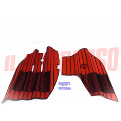 SOPRA TAPPETI ROSSI E NERI FIAT 238 ULTIMA SERIE ORIGINALI FILGOMMA