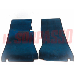 SOPRA TAPPETI ANTERIORI IN MOQUETTE BLU FIAT DINO COUPE ORIGINALI FILGOMMA