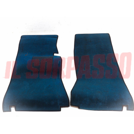 SOPRA TAPPETI ANTERIORI IN MOQUETTE BLU FIAT DINO COUPE ORIGINALI FILGOMMA