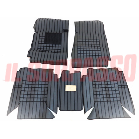 SOPRA TAPPETI INTERNI GRIGI E NERI SENZA PONTE FIAT 125 BERLINA SPECIAL FILGOMMA