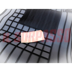 SOPRA TAPPETI INTERNI GRIGI E NERI SENZA PONTE FIAT 125 BERLINA SPECIAL FILGOMMA