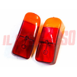 PLASTICHE FANALI FARI POSTERIORI FIAT 500 D - 600 D MULTIPLA ORIGINALI BELLU