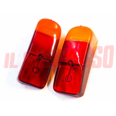 PLASTICHE FANALI FARI POSTERIORI FIAT 500 D - 600 D MULTIPLA ORIGINALI BELLU