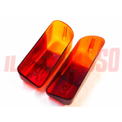 PLASTICHE FANALI FARI POSTERIORI FIAT 500 D - 600 D MULTIPLA ORIGINALI BELLU