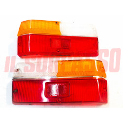 PLASTICHE FANALI POSTERIORI DESTRO SINISTRO LANCIA FLAVIA 2000 BERLINA CARELLO