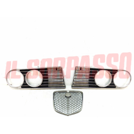 MASCHERINA GRIGLIE + SCUDO + CORNICI FARO LANCIA FLAVIA 2000 BERLINA ORIGINALE