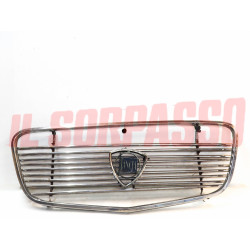 MASCHERINA GRIGLIA + CONTORNO + STEMMA LANCIA FLAVIA 1800 BERLINA DA RESTAURARE
