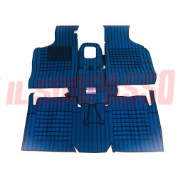 SOPRA TAPPETI GOMMA AZZURRI NERI + TUNNEL ALFA ROMEO ALFA SUD ORIGINALI FILGOMMA