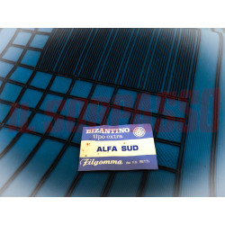 SOPRA TAPPETI GOMMA AZZURRI NERI + TUNNEL ALFA ROMEO ALFA SUD ORIGINALI FILGOMMA