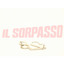 SCRITTA SIGLA 2.8 SU FRONTALE LANCIA FLAMINIA COUPE PININFARINA