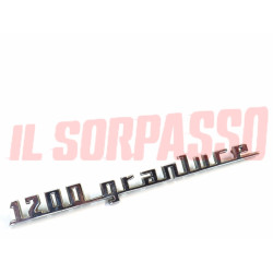 SCRITTA SIGLA POSTERIORE FIAT 1200 GRANLUCE ORIGINALE NUOVA