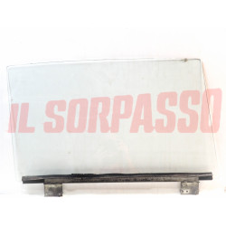 VETRO SCENDENTE SINISTRO + GUIDA INFERIORE LANCIA FLAVIA COUPE ORIGINALE
