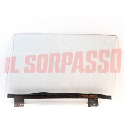 VETRO SCENDENTE DESTRO + GUIDA INFERIORE LANCIA FLAVIA COUPE ORIGINALE