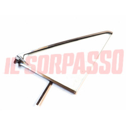 VETRO DEFLETTORE DESTRO + CORNICE + MANIGLIA LANCIA FLAVIA COUPE ORIGINALE