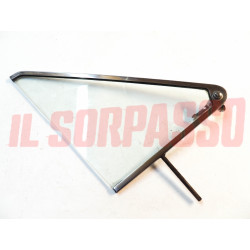 VETRO DEFLETTORE DESTRO + CORNICE + MANIGLIA LANCIA FLAVIA COUPE ORIGINALE