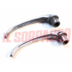 MANIGLIE APRI PORTA DESTRA + SINISTRA FIAT 1400 + 1900 BERLINA CABRIO USATE