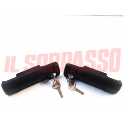 MANIGLIE PORTA DESTRA + SINISTRA IN PLASTICA FIAT 127 SPORT 75 HP ORIGINALI