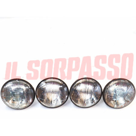 GRUPPI OTTICI FANALI FARI FIAT 124 850 COUPE 1300 1500 850 FAMILIARE ELMA USATI