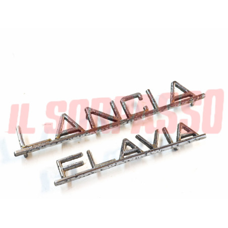 SCRITTA SIGLA SU COFANO POSTERIORE LANCIA FLAVIA COUPE ORIGINALI